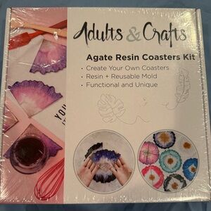 Adults & Crafts Agate Resin Coasters Kit
